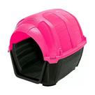 Casa Plast Pet Stone House para Cães Rosa Tamanho 1
