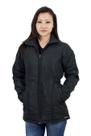 Casaco Acolchoado feminino Plus Size com Elástico na cintura Tamanhos 48 a 54 Inverno