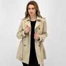 Casaco Alpelo Trench Coat Médio Feminino
