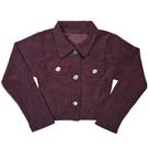Casaco Blazer Veludo Infantil Menina Cotelê