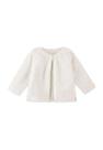 Casaco Bolero Branco Aveludado Menina Kukiê