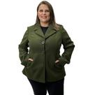 Casaco City Lady Plus Size Tradicional Feminino