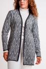 Casaco Clareslan Feminino Alongado Jacquard
