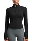 Casaco CRZ YOGA Butterluxe Curto na Cintura Preto XL