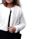 Casaco Curto Em Sherpa - Juvenil Moda Evangélica