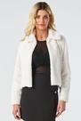 Casaco Curto PKS Pêlo Off White