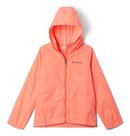 Casaco de chuva Columbia Switchback II para meninas Hot Coral XL Casaco de chuva Columbia Switchback II para meninas Hot Coral XL