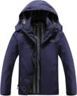 Casaco de Chuva OTU Leve e Impermeável com Capuz - Masculino - Marinho - Tamanho L