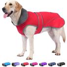 Casaco de inverno para cães Dogcheer Christmas impermeável vermelho XL Casaco de inverno para cães Dogcheer Christmas impermeável vermelho XL