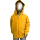 Casaco de Moletom Unissex Kyly Amarelo Queimado
