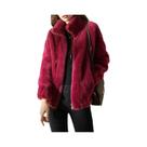 Casaco de Pele Sintética Feminino Plus Size - Quentinho para Outono/Inverno Casaco de Pele Sintética Feminino Plus Size - Quentinho para Outono/Inverno