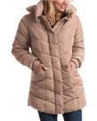 Casaco de vestuário Steve Madden Long Chervron acolchoado bronzeado