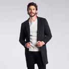 Casaco Docthos Masculino Slim Lainage Twill Longo