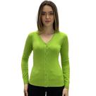Casaco Dunialin Cardigan com Botão Feminino Casaco Dunialin Cardigan com Botão Feminino