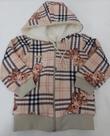 Casaco Estampado Forrado Pelo Luxo Menina Capuz Lessa 8446.1