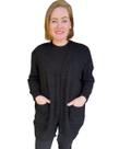 Casaco facinelli cardigan tricot feminino ref: fac651290