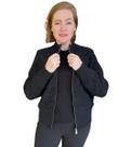 Casaco facinelli tricot curto feminino ref: fac651277