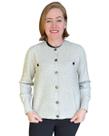 Casaco facinelli tricot curto feminino ref: fac651289