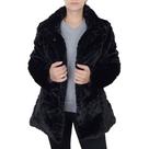 Casaco Feminino Alpelo Pele Texturizada Preta - 206000