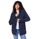 Casaco Feminino Biamar Capuz Ponto Cortina Azul Escuro Casaco Feminino Biamar Capuz Ponto Cortina Azul Escuro