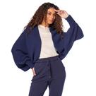 Casaco Feminino Biamar Fio Pluma Azul Escuro