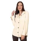 Casaco Feminino Botão Linho Casual