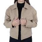 Casaco Feminino Facinelli By Mooncity Bege Areia - 610279 Casaco Feminino Facinelli By Mooncity Bege Areia - 610279
