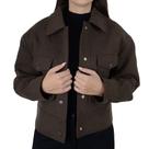 Casaco Feminino Facinelli By Mooncity Marrom Café - 610279 Casaco Feminino Facinelli By Mooncity Marrom Café - 610279