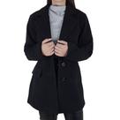 Casaco Feminino Facinelli By Mooncity Médio Preto - 610259 Casaco Feminino Facinelli By Mooncity Médio Preto - 610259
