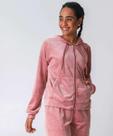 Casaco Feminino Fitness Plush Capuz Marisa Rosa-49207