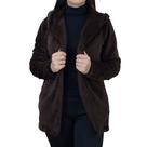 Casaco Feminino Hirlogs Teddy Peluciado Marrom - 2638