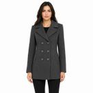 Casaco Feminino Lã Batida Facinelli 610257 Chumbo