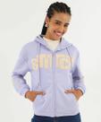 Casaco Feminino Moletom Capuz Stitch Azul