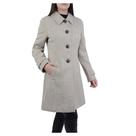 Casaco Feminino Peleteria Cordeiro Slim Mescla Bege - 2825