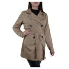 Casaco Feminino Pellini Suede Bege Café - GD4441