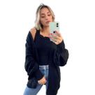 Casaco Feminino Tricô Blogueira Papilloo Casaco Feminino Tricô Blogueira Papilloo