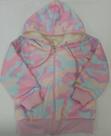 Casaco Forrado Pelo Estampado Luxo Menina Capuz Lessa 8446.1