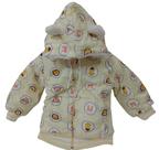 Casaco Grosso Bebê Menina Estampado Inverno Lessa Kids 8529 Casaco Grosso Bebê Menina Estampado Inverno Lessa Kids 8529