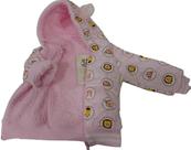 Casaco Grosso Bebê Menina Estampado Inverno Lessa Kids 8529