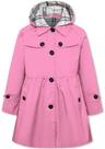 Casaco impermeável Betusline Girl Windbreaker com capuz rosa 11-12 anos