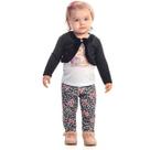 Casaco Infantil Bolero Meninas Inverno Estola Poncho Fleece