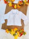 Casaco Infantil Branco de Lã Teddy Forrado para Inverno