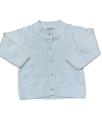 Casaco Infantil em Tricot Off White Pingo Lelê 66210