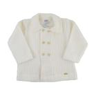 Casaco Infantil Feminino Sonho Mágico Pelúcia Chic Bege 2104