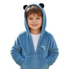 Casaco Infantil Menino Peluciado com Capuz Inverno Fofinho -