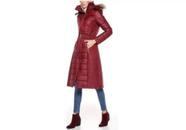 Casaco (Jaqueta) Feminino Longo Full Lined Maroon Casaco (Jaqueta) Feminino Longo Full Lined Maroon