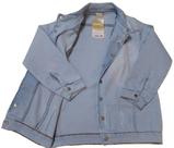 Casaco / Jaqueta Jeans Luxo Juvenil Unissex Elastano Rf 2768