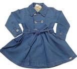 Casaco Jeans Luxo Infantil Menina Estonado Katita Kids 2788 Casaco Jeans Luxo Infantil Menina Estonado Katita Kids 2788