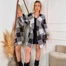 Casaco Kimono Feminino com Modelagem Solta para Conforto Casaco Kimono Feminino com Modelagem Solta para Conforto