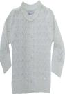 Casaco Longo Off White Tricote Infantil Noruega